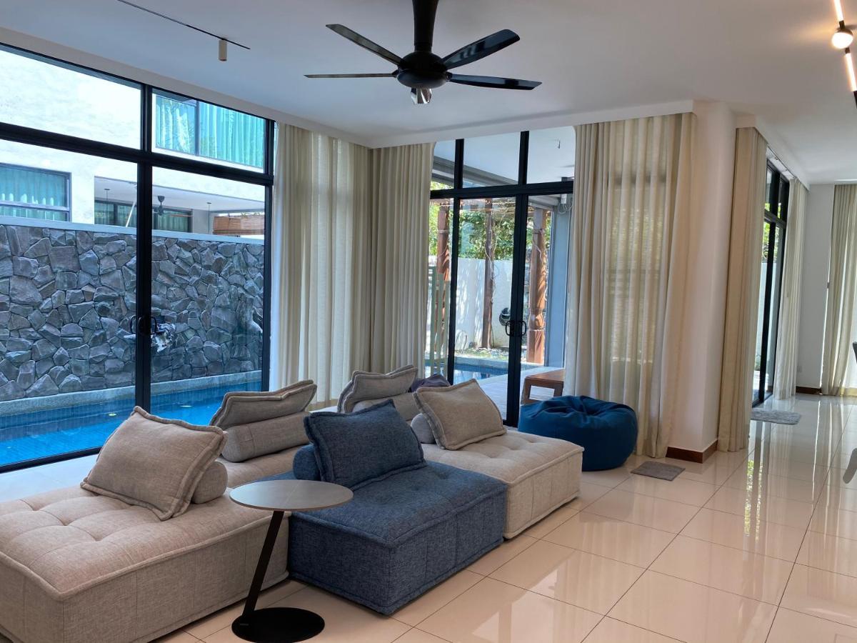 Ikiru 18 Private Saltwater Pool Villa, 3 Ensuite Br, Outdoor Bbq, 5 Mins To Beach بانتايْ تْشينانغ المظهر الخارجي الصورة
